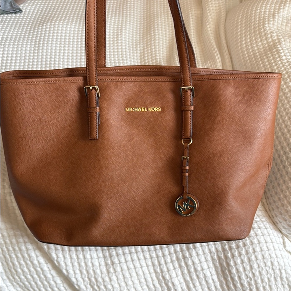 Michael Kors Brown jet set tote